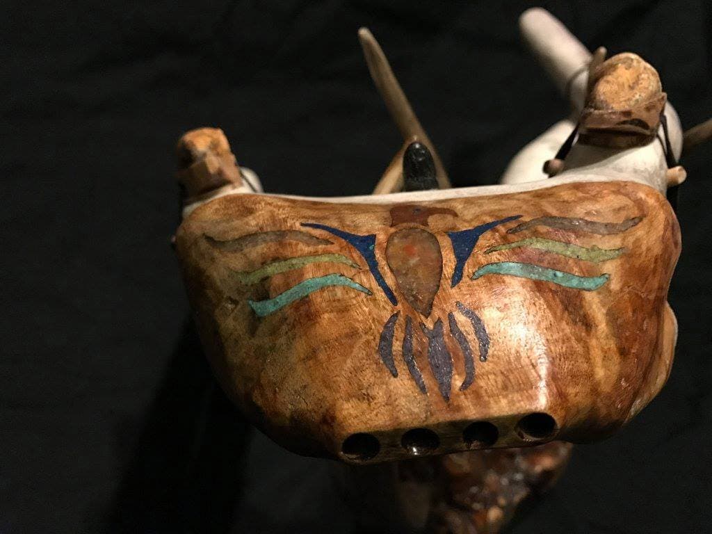 Four Chamber Mayan Chord Flute