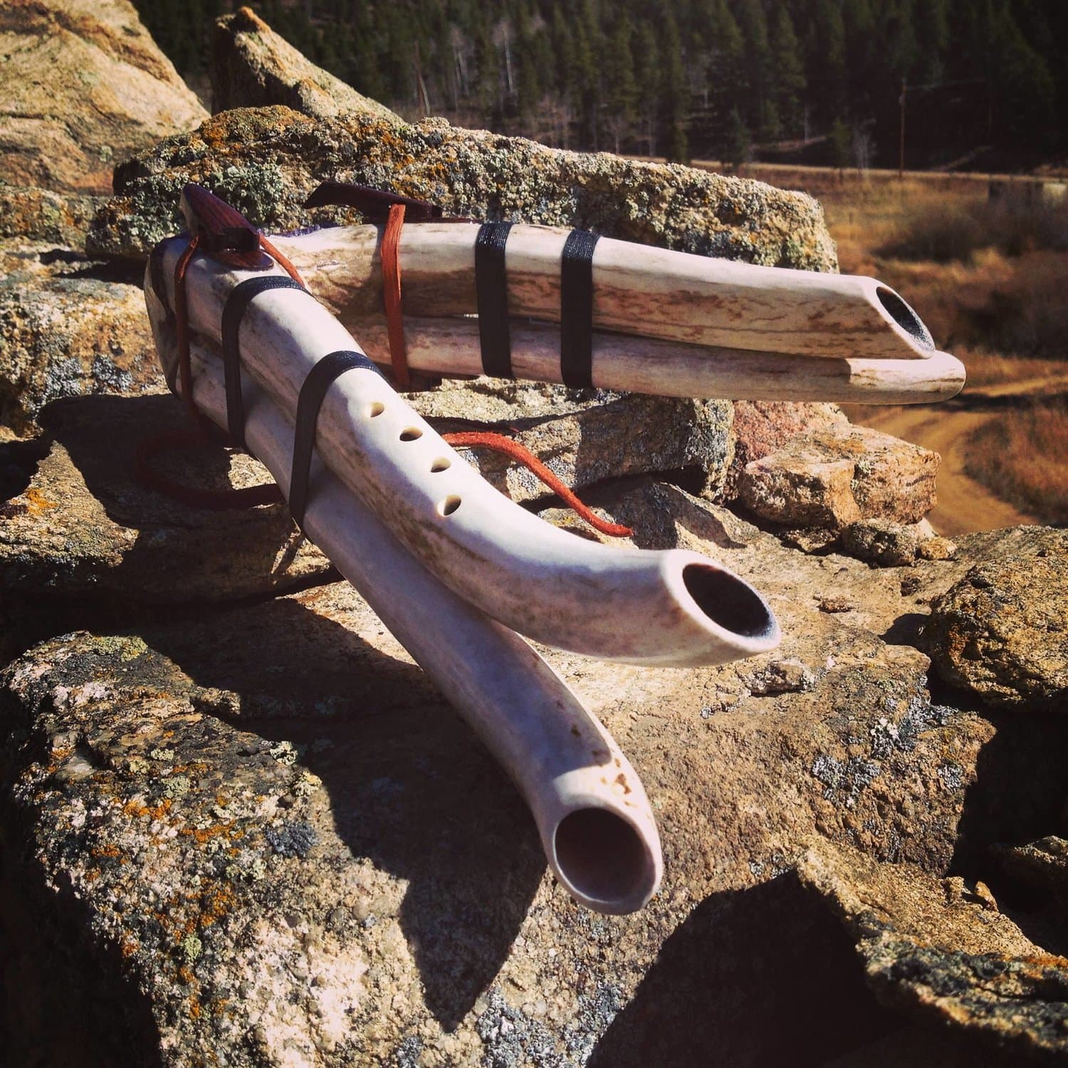 Four Chamber Mayan Chord Flute