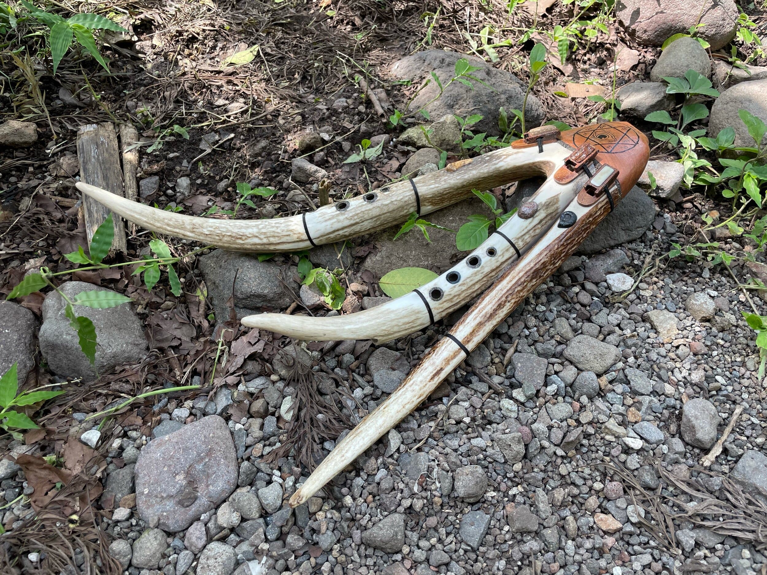 Triple Mayan Chord Flute