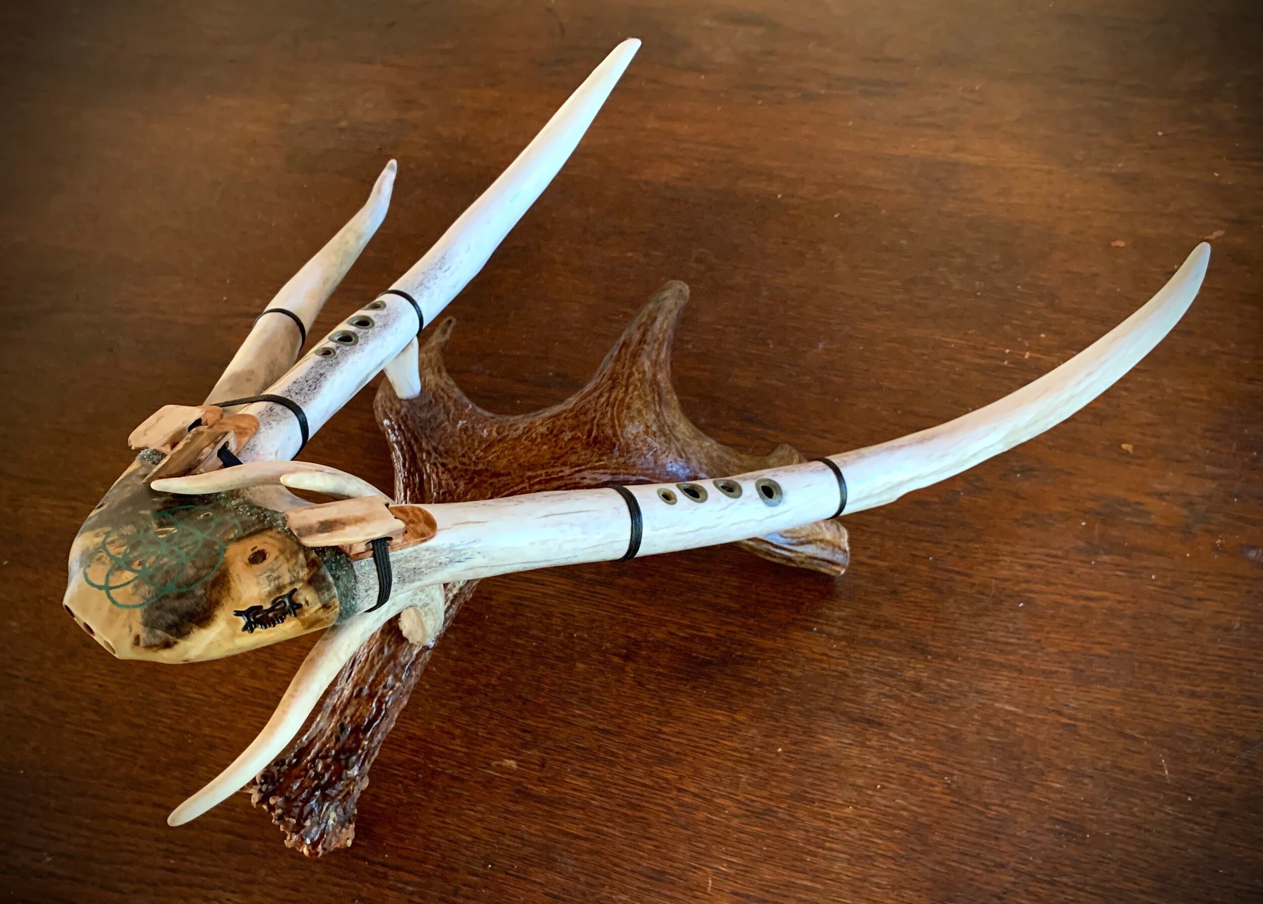 Triple Mayan Chord Flute