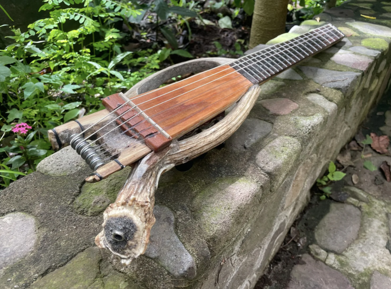 Guitar — handcrafted guitar, first view